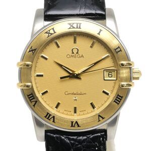 Omega Constellation Men's Quartz Gold Dial Belt External Product
